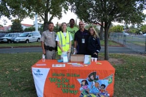 Safe Kids Greater Sacramento and FedEx volunteers at Camellia Basic Elementary.